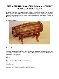 Umumnya muzik tradisional masyarakat bidayuh terdiri daripada sepasang gong besar terbahagi daripada dua iaitu oguong dan kitaak, canang, gendang atau pedabat dan tawak (sejenis gong kecil). Alat Muzik Tradisional Pelbagai Kaum Di Malaysia Pdf