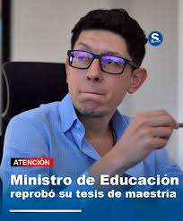🔴¡SE RAJÓ EL MINISTRO! Ministro de Educación, Daniel Rojas, reprobó su  tesis de maestría; Universidad Nacional explicó que “no cumple con los  requisitos de calidad El ministro de Educación, Daniel Rojas Medellín ,