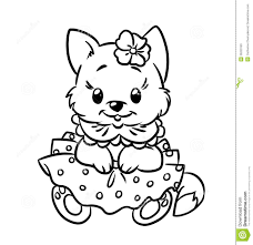 Keep your kids busy doing something fun and creative by printing out free coloring pages. Baby Kitten Coloring Pages Stock Illustration Illustration Of Outline 36253193