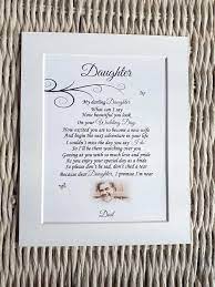 Daughter S Wedding Day Unframed Letter From Dad In Etsy Father Of The Bride Wedding Gift Cards Wedding Memorial