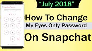 Some of you may not know exactly what a streak entails or its benefits. How To Change My Eyes Only Password On Snapchat Youtube