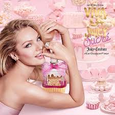 Juicy Couture Viva La Juicy Rose Eau De Parfum Juicy Couture Viva La Juicy Sucre Perfume Ad With Model Candice Swanepoel Juicy Couture Perfume Perfume Ad Couture Perfume