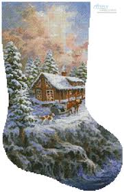 Go cross stitch crazy with our huge selection of free cross stitch patterns! Artecy Cross Stitch Winter Majesty Stocking Right Cross Stitch Pattern To Print Online