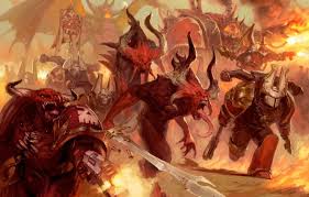 Maybe you would like to learn more about one of these? Wallpaper Chaos Warhammer 40000 Chaos Warhammer 40k Khorne Berserker Khorne Demons Images For Desktop Section Fantastika Download