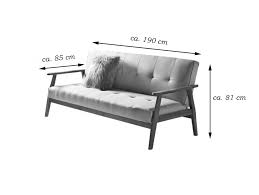Die wohnung ist klein, aber für ein wochende ausreichend, auch mit mehreren leuten. Schlafsofa Grau Ausklappbar Skandinavische Mobel Dundal