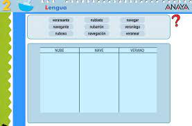 Mariposas En El Aula Familia De Palabras