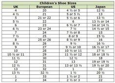 16 best shoe size chart images crochet shoes crochet