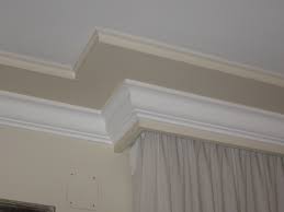 Nascondere Bastone Tenda Cornice Gesso Arredamento Tende Cornici