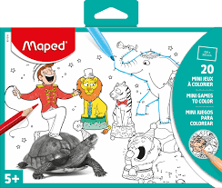 Hay un montón de juegos listos para colorear, descargar e imprimir. Mini Juegos Para Colorear Maped