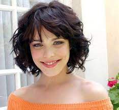1.10 short curly cut with sweeping side bangs. Short Layered Wavy Bob With Fringe Novocom Top
