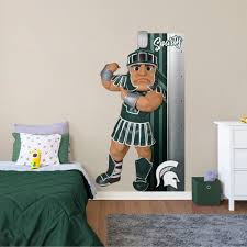 Michigan State Spartans Sparty Mascot Growth Chart Life