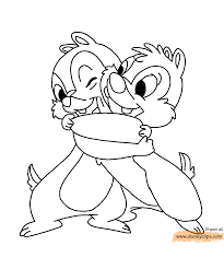 Billedresultat For Chip And Dale Rescue Rangers Coloring Pages Dibujos Chip Y Dale Princesas Disney