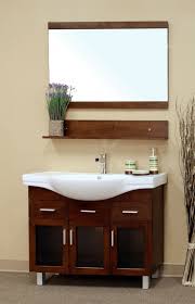 39.5w x 22d x 35.5h colour: 40 Inch Single Sink Bathroom Vanity In Medium Walnut