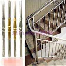 Stainless steel offers a modern alternative to the intricate designs of wrought iron balusters and other iron parts and accessories. Stair Balcony Balusters Parts Staircase Railing Part 201 Stainless Steel Rod Ebay