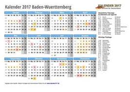 Um einen anderen kalender auszuwählen oder sich für eine universelle. Kalender 2017 Baden Wurttemberg Zum Ausdrucken Kalender 2017