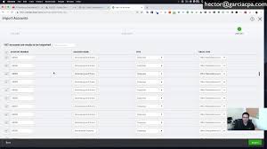 Importing Chart Of Accounts Into Quickbooks Online From Excel