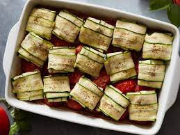 Cheesy Zucchini Packets With Roasted Tomatoes Recipe Food Network Recipes Best Zucchini Recipes Tomato Recipes