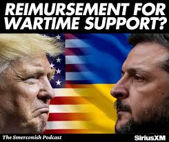 Today's poll question: Should the U.S. have a stake in Ukraine's natural  resources as reimbursement for wartime support? Listen to Michael's  thoughts