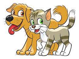 Cute Cat And Dog Illustration Of Smiling Cartoon Cat And Dog Look Similar Pets Ad Dog Illust In 2020 Cute Cats And Dogs Dog Illustration Cute Cartoon Pictures
