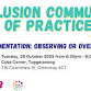 Inclusion Community of Practice event image