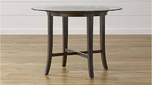 Halo Ebony Round Dining Table With 42 Glass Top Glass Kitchen Tables Round Dining Table Grey Dining Tables