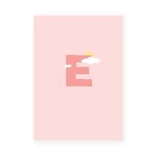 Letter e alphabet crafts and directed drawing. Pink Alphabet Letter E Printable Kids Nursery Artwork Poster Wall Art Print Nursery Alphabet Letter Drawing Light Pink Background Lettering Alphabet Poster Wall Art Nursery Artwork