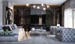 Contemporary Living Room In A Modern Architecture Interior Design Living Room Decor Apartment Living Room Designs