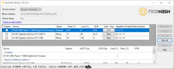 With one button your can start mining bitcoins! Download Nicehash Miner 1 9 2 16 Nicehash