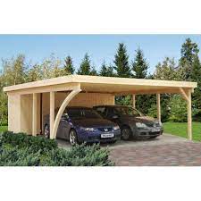 Richard 2 Double Carport With Storage Shed Optional Galv Feet Carport With Storage Double Carport House With Porch
