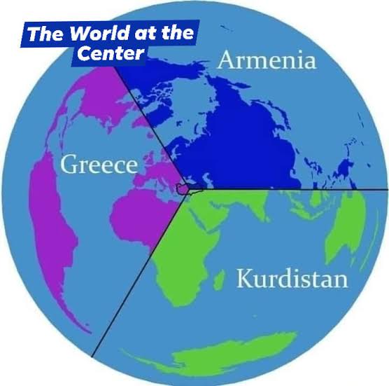 🌍 The World at the Center: A Different Way to Look at Global Geography  Maps shape the way we see the world. Depending on the projection or the  perspective used, the center