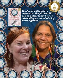 𝐓𝐡𝐞 𝐏𝐨𝐰𝐞𝐫 𝐭𝐨 𝐑𝐢𝐬𝐞 𝐀𝐛𝐨𝐯𝐞 𝐜𝐨𝐯𝐞𝐫 𝐚𝐫𝐭𝐢𝐬𝐭  𝐒𝐡𝐞𝐫𝐲𝐥 𝐉 𝐁𝐮𝐫𝐜𝐡𝐢𝐥𝐥 𝐚𝐧𝐝 𝐜𝐨-𝐚𝐮𝐭𝐡𝐨𝐫 𝐒𝐚𝐧𝐝𝐲  𝐋𝐨𝐰𝐫𝐞𝐬 𝐜𝐞𝐥𝐞𝐛𝐫𝐚𝐭𝐢𝐧𝐠 𝐨𝐮𝐫 𝐛𝐨𝐨𝐤 𝐜𝐨𝐯𝐞𝐫 𝐚𝐰𝐚𝐫𝐝  𝐭𝐨𝐠𝐞𝐭𝐡𝐞𝐫 There's something magical ...