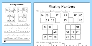 Check spelling or type a new query. Missing Numbers Worksheet Download Print Use Now