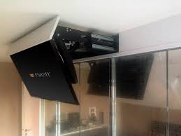 Can you identify this tv stand? Flatlift Sonderbaulosungen Flatlift Tv Lift Systeme Gmbh