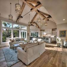 Explore bedrooms to living rooms with high vertical space. The Best Home Lighting Ideas That You Must Try If You Are Living On The Planet Earth Diyside Com Farm House Living Room Vaulted Ceiling Living Room Rustic Living Room