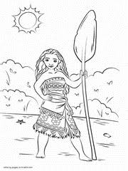 Go ahead and enjoy these activity sheets with your family, print them out for free! Moana Coloring Pages Printable Free Pictures 30 Pics