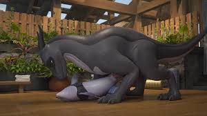 Dessin animé porno avec un dragon et un dauphin au zoo