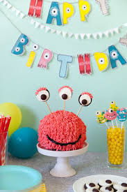 Birthday Celebration Ideas For 3 Year Old Boy Monster Birthday Party Tell Love And Party Monster Birthday Parties 1 Year Old Birthday Party Boy Birthday Parties