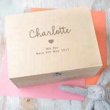 Our personalized baby gifts collection gives these presents an added touch. Amazon Com Personalized Baby Keepsake Box Newborn Baby Girl Gifts New Mom Present Valentine S Day Gift For Baby Handmade