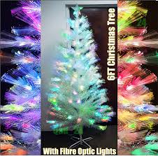 Shop the top 25 most popular 1 at the best prices! 6ft White Artificial Fibre Optic Christmas Xmas Tree With Multi Led 180cm Amazon Co Uk Kitchen Home