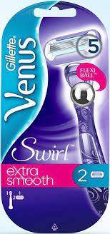 Der rasierer verfügt über fünf klingen mit diamantharter beschichtung für eine gründliche rasur und ein solides. Gillette Venus Nassrasierer Swirl Extra Smooth Mit Flexball Technologie Online Kaufen Otto