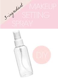 Diy makeup setting spray can be made with only three ingredients and only takes a few minutes to make! Diy Makeup Setting Spray The Dumbbelle