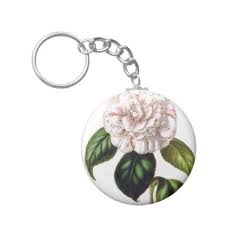 Camellia Flower Keychain Floral Gifts Flower Flowers Camellia Flower Flower Gift Floral Gifts