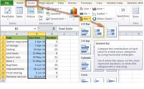Page 1 Of Gantt Chart Excel Template Of Excel Templates And