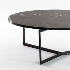 At14 Round Coffee Table With Sleek Steel Base Available In A Variety Of Tops Including Marble And Solid Hardwood Coffee Table Marble Top Coffee Table Table