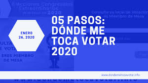 La onpe definió los lugares de votación para todos los ciudadanos que deberán acudir a votar el domingo 11 de abril. 05 Pasos De Como Saber Donde Votar 2020 Donde Me Toca Votar 2021