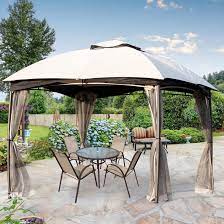 See more ideas about kitchenette, basement kitchenette, basement kitchen. Charmeleon Patio Gazebo 10 X 10 Double Vent Outdoor Gazebo Arc Leg Canopy Tent With Black Mosquito Netting For Backyard Deck And Patio Wayfair
