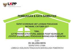 The purpose of this presentation was to give a quick overview of the improvment kata / coaching kata topic, to prepare attendees for participation in the feb. Pembukaan Kata Sambutan Ppt Download