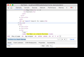 Html pretty print is very unique tool for prettify json and pretty print html data in color. Get Started With Viewing And Changing The Dom Chrome Developers