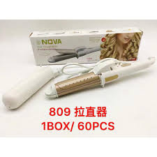 Be the first to review nova 2 in 1 hair straightener cancel reply. Nova 809 2in1 Hair Straightener And Curler Professional Iron Shopee Philippines