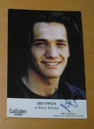 Ex eastenders star sid owen has jaw shattered by a golf ball on thai getaway. Eastenders Sid Owen Ricky Butcher Hand Signed Cast Card 242372981
